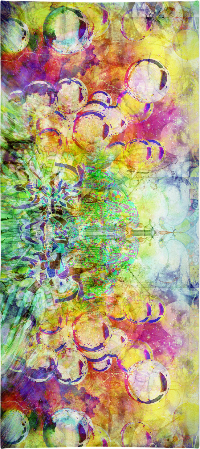 Alien Bubble Tub Beach Towel