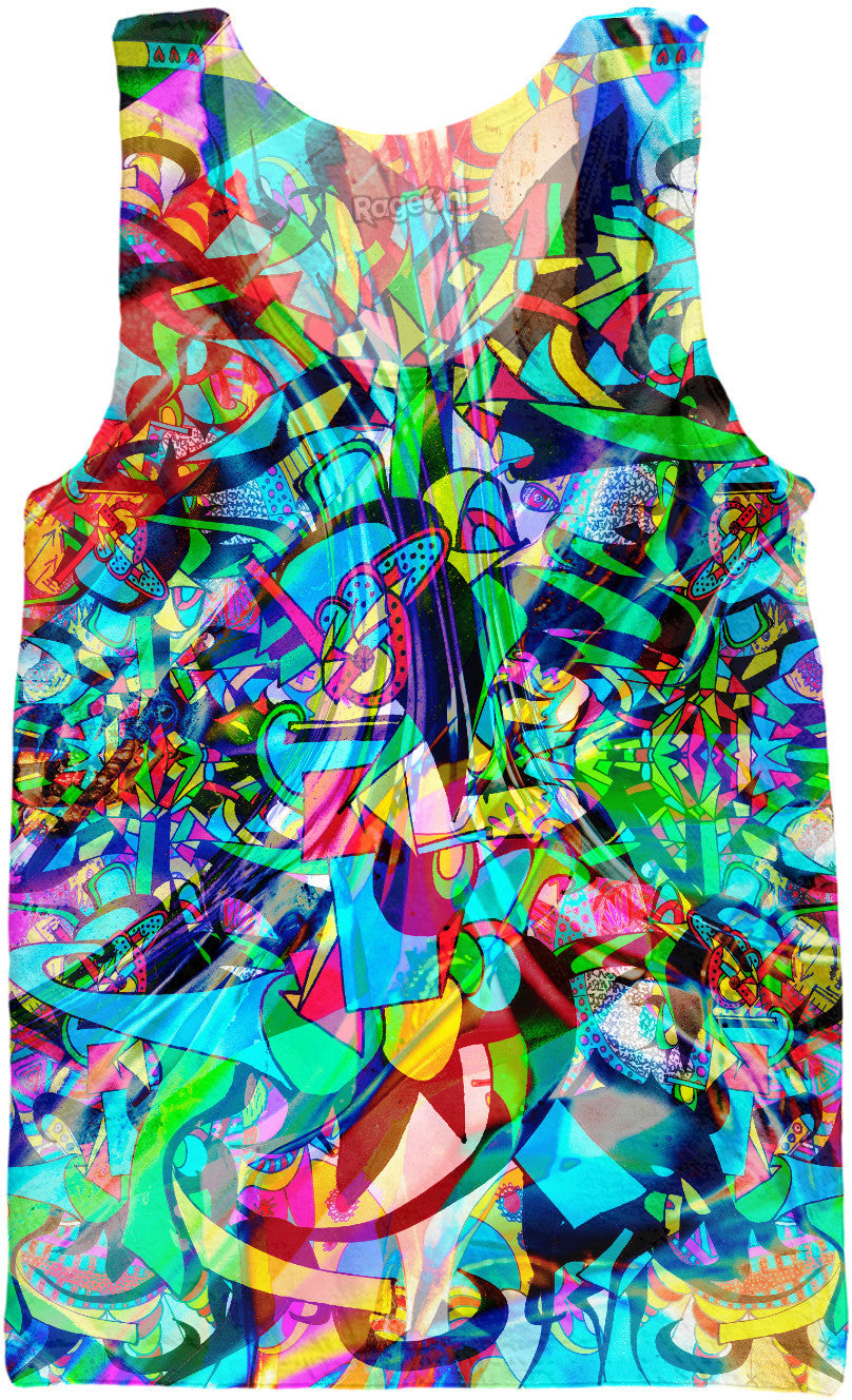 Alien Tornado Smash Tank Top