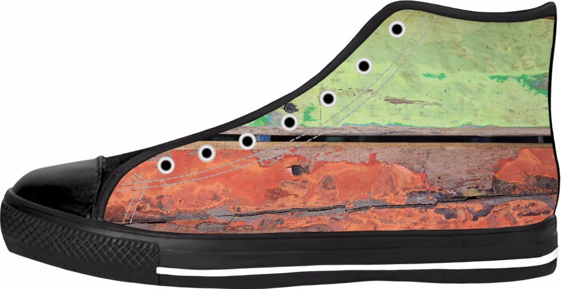 Green and Rust Shoes