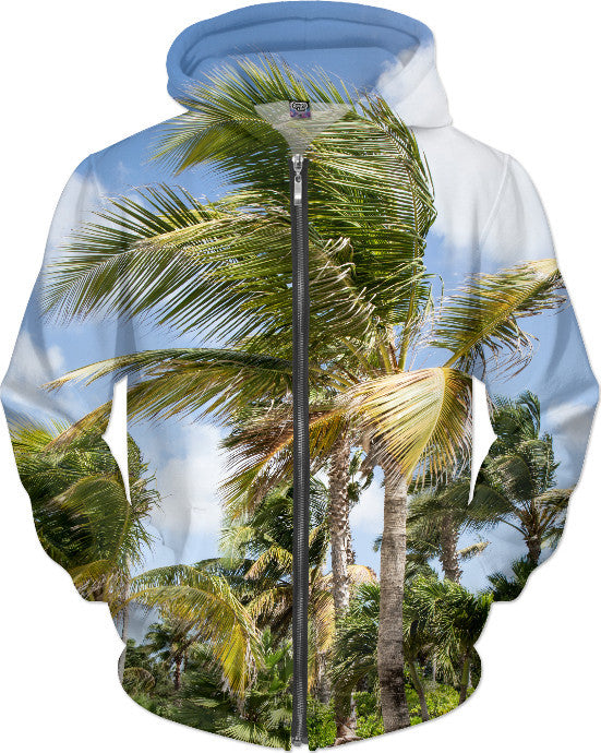 Caribbean Palms Hoodie