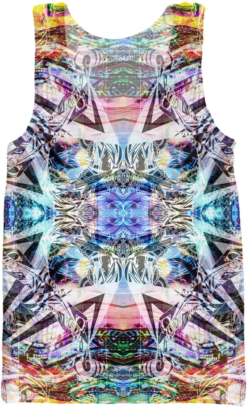 Come Closer White Star Tank Top