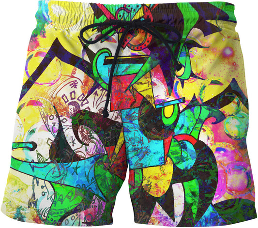 1 Million Dollar Scratch Off Swim Shorts