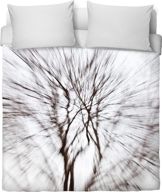 Abstract Snow Tree 1 Duvet Cover Set