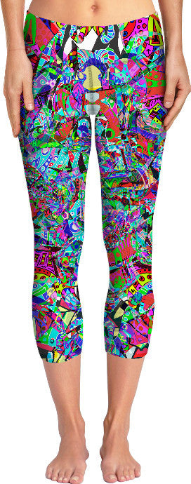 Neon Waffle Monster 12 Yoga Pants