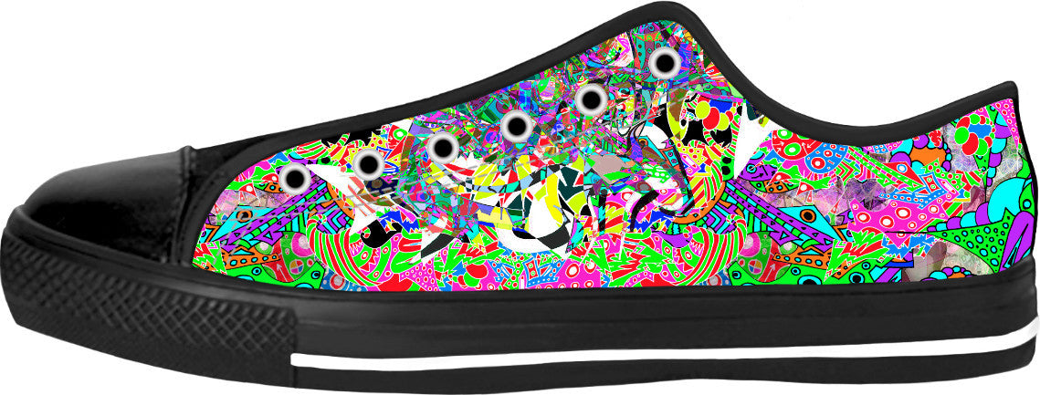Intergalactic Shock Black Low Top Shoes