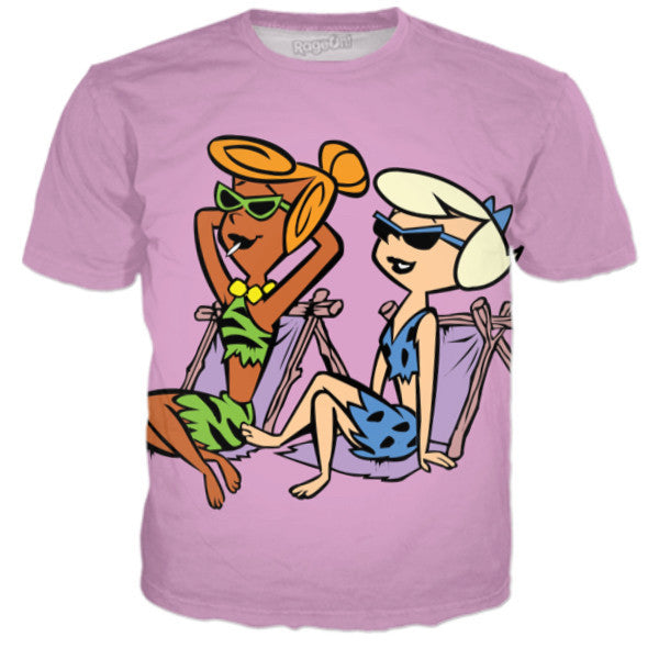 People with bunny ears partying T-Shirt