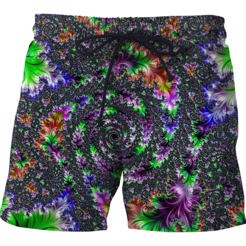 Space Spiral (CLICK THE SHIRT ICON FOR MORE) Swim Trunks