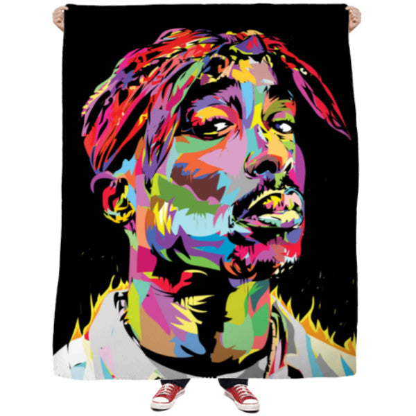 All Eyez On Me Fleece Blanket