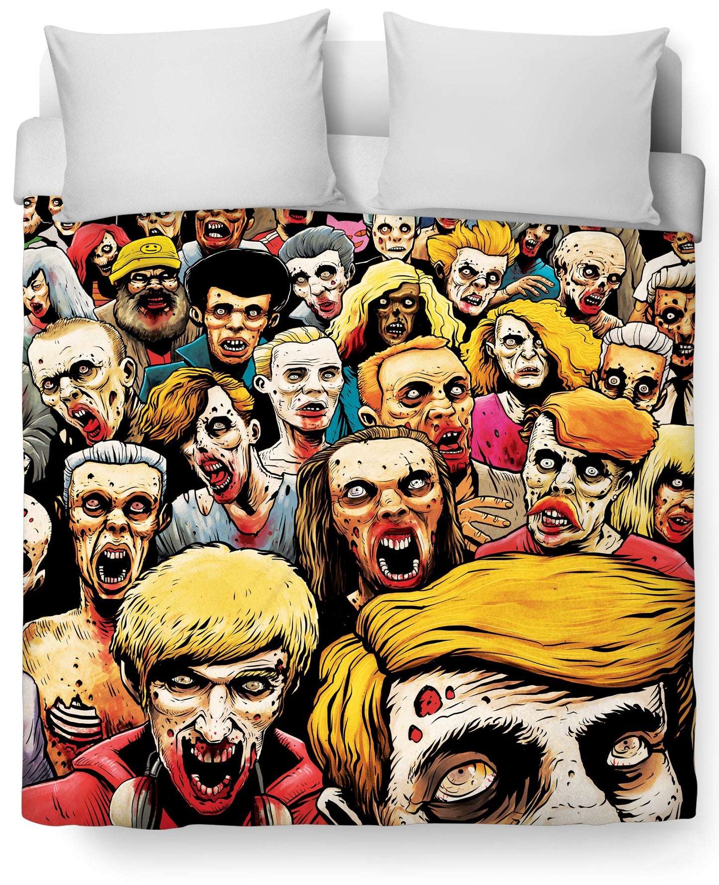 Zombies at the Mall Duvet Cover Set