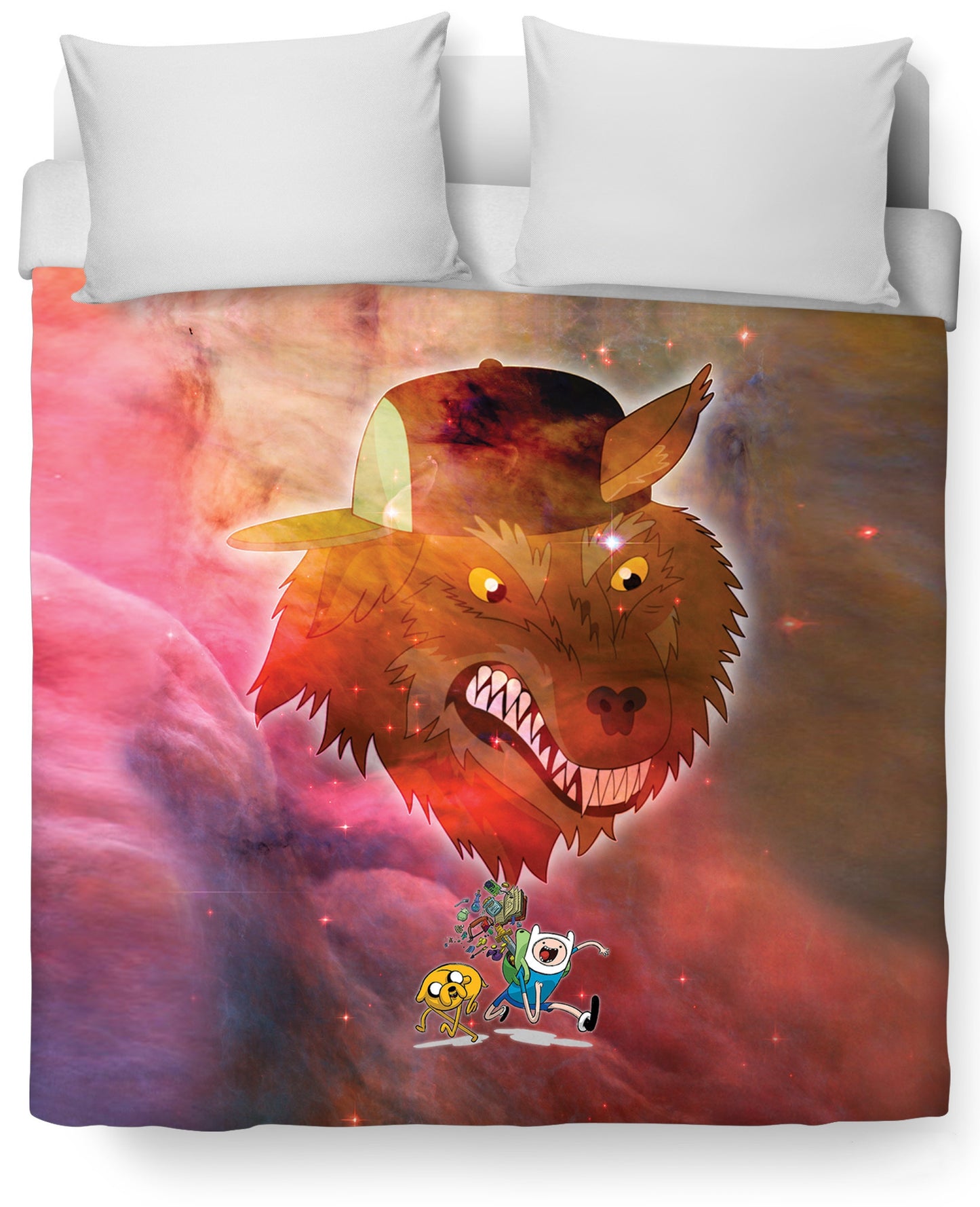 Adventure Time Party God Duvet Cover Set
