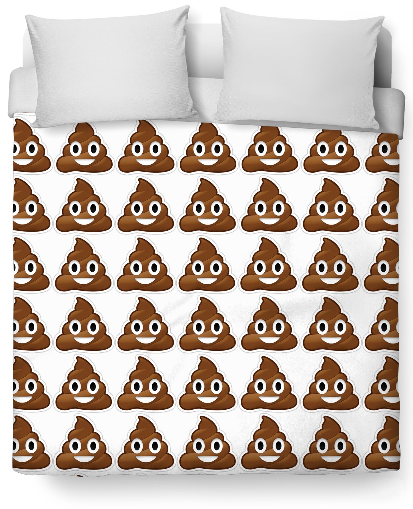 Poop Emoji Duvet Cover Set