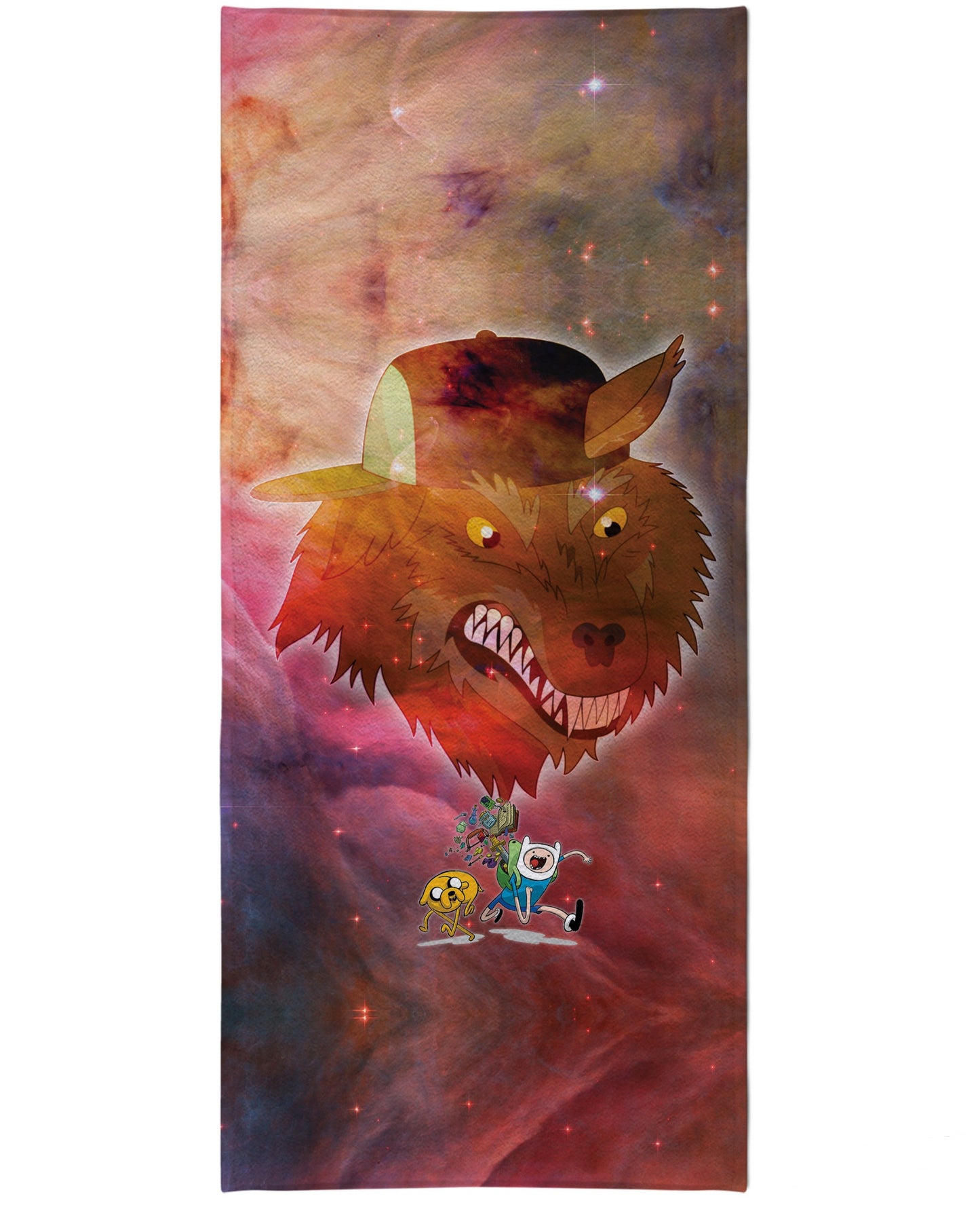 Adventure Time Party God Beach Towel