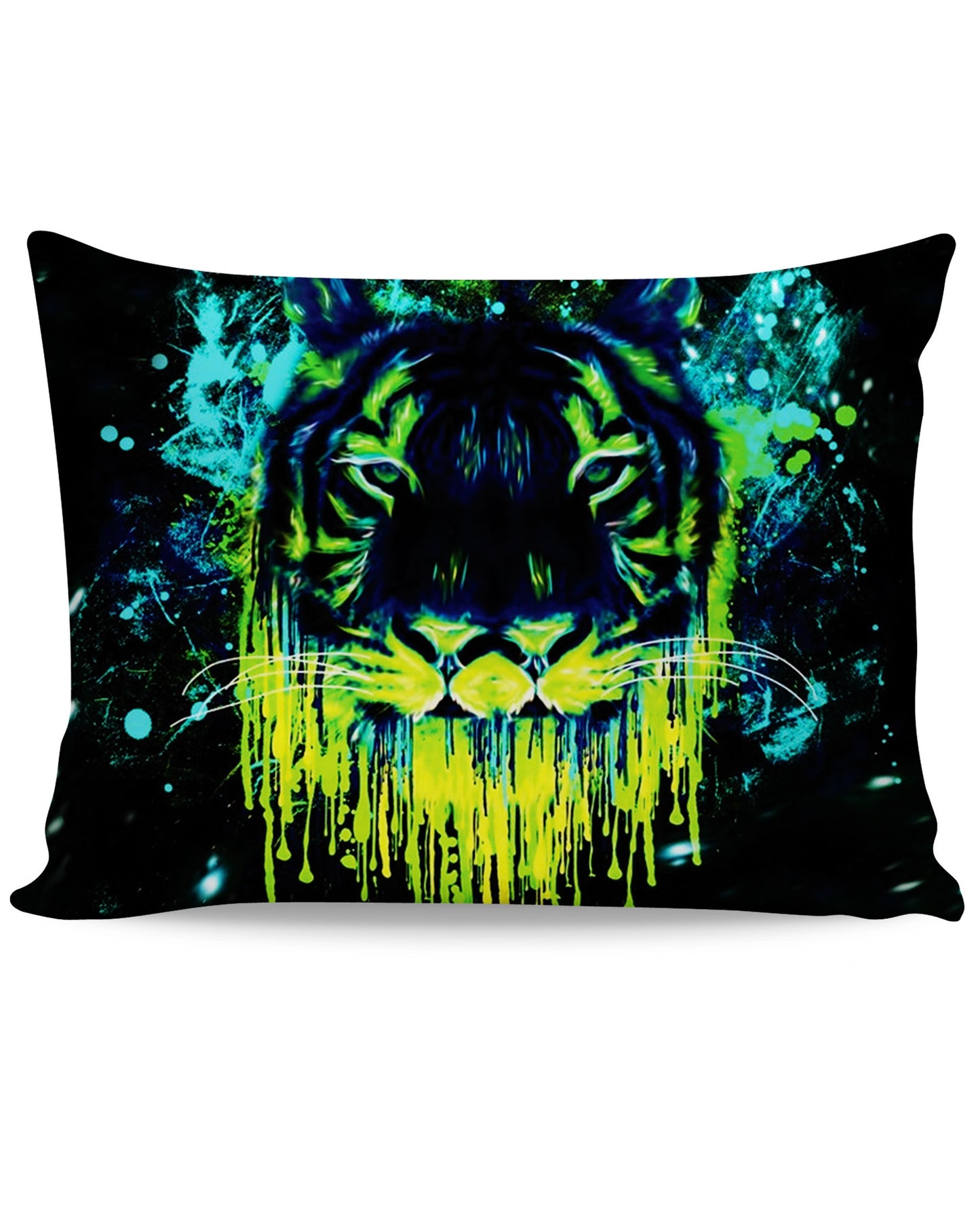 Tiger Drippy Pillow Case