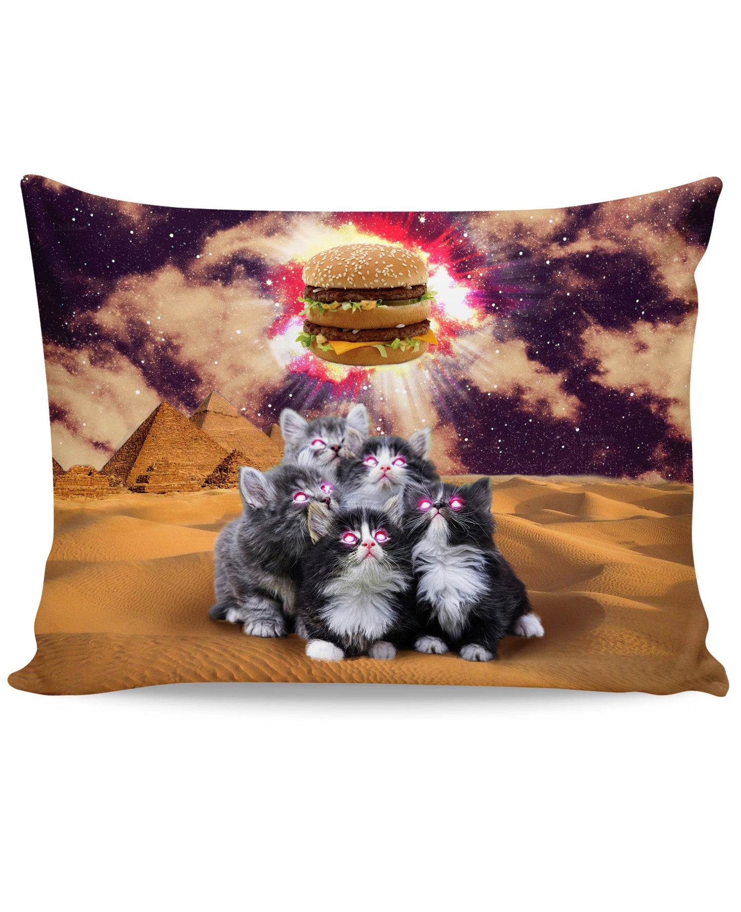 Worship the Burger Pillow Case