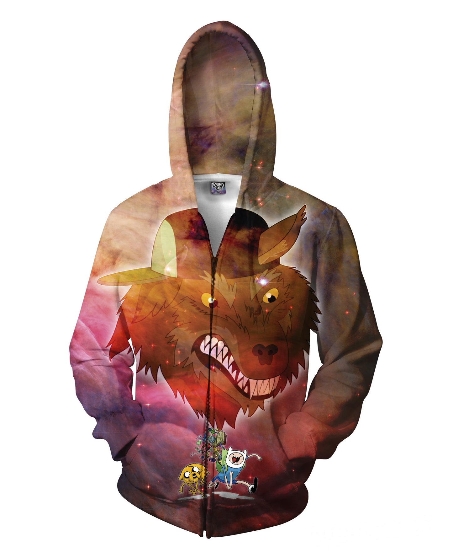 Adventure Time Party God Zip-Up Hoodie