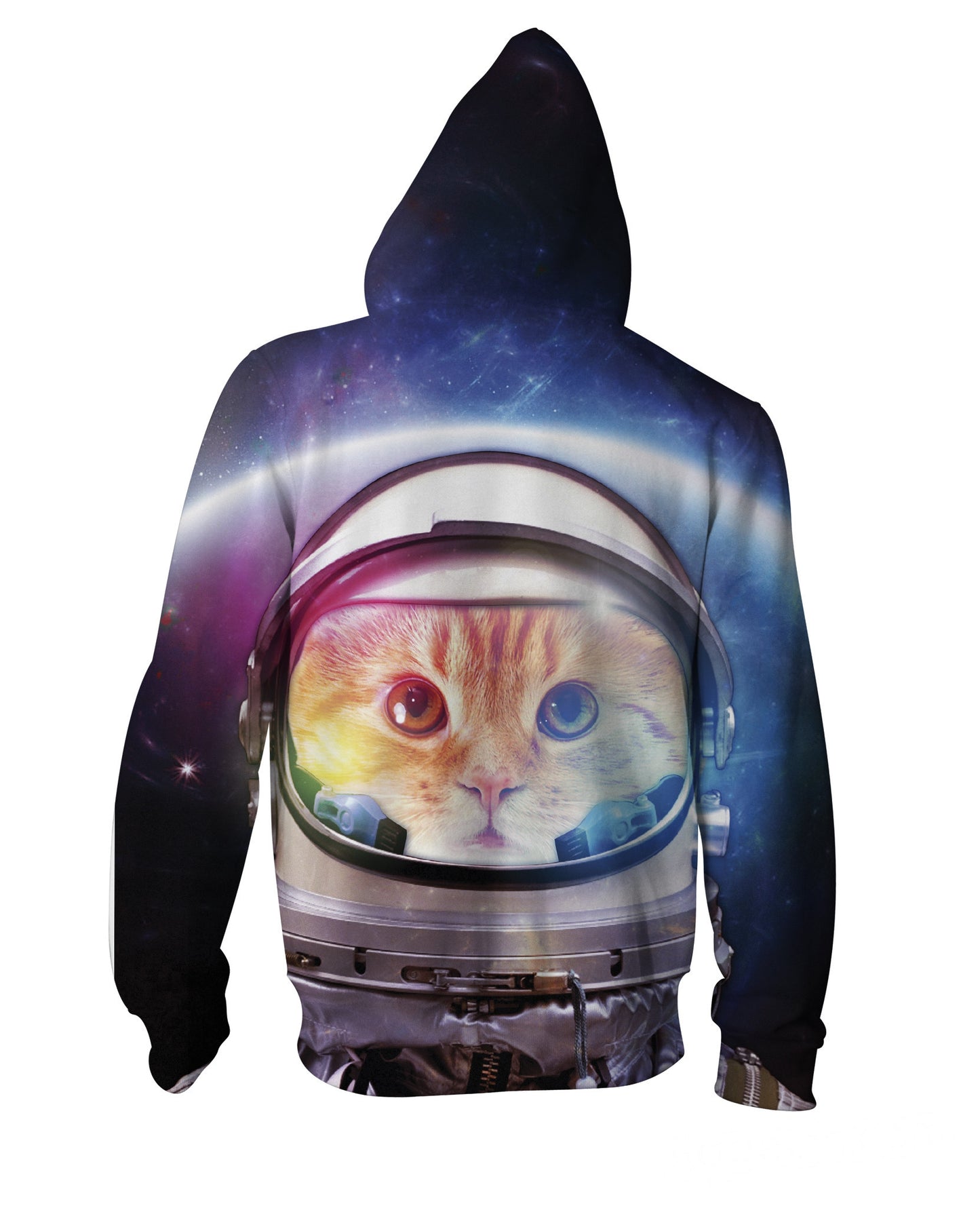 Space Cat Zip-Up Hoodie