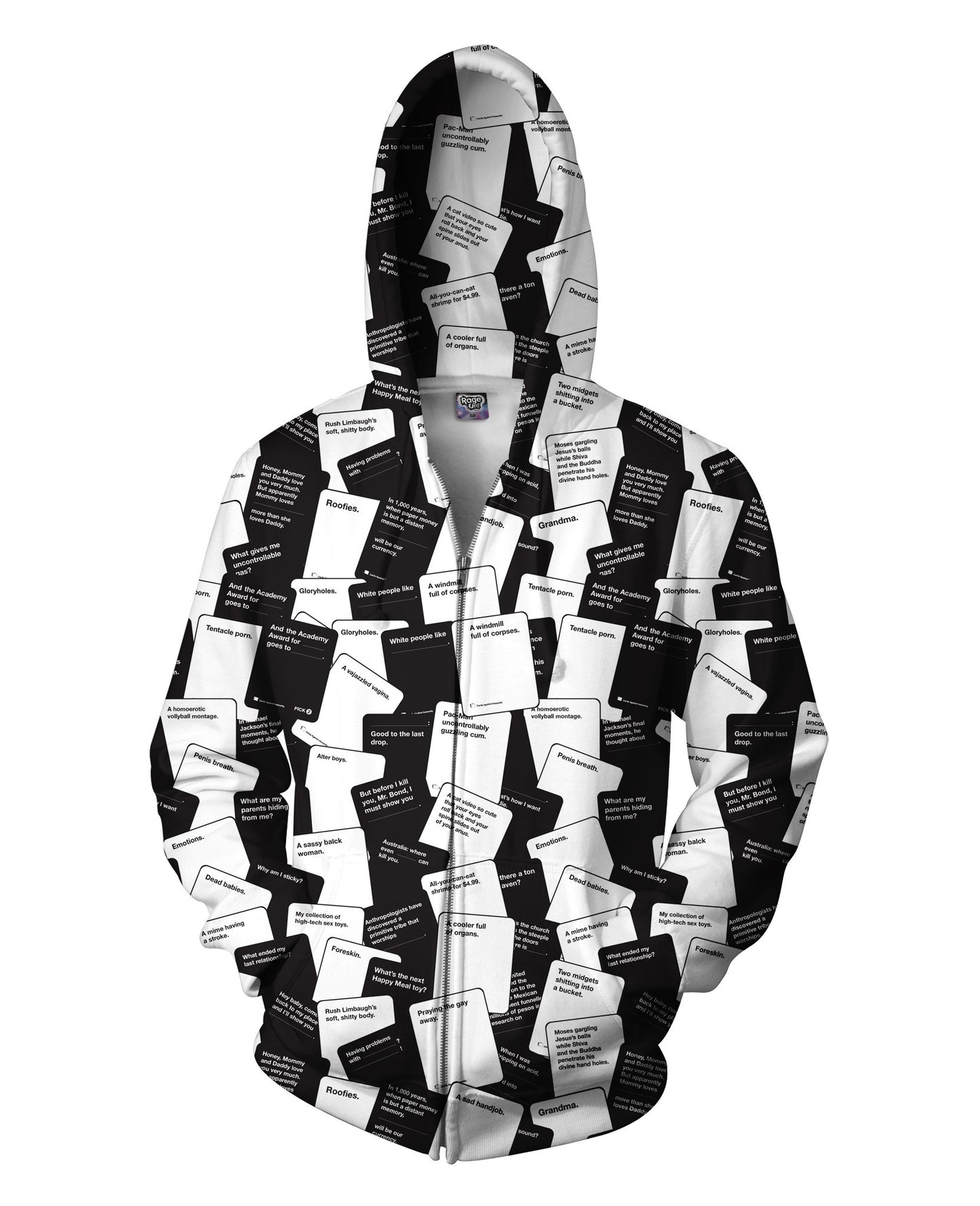 Cards Against Humanity Zip-Up Hoodie