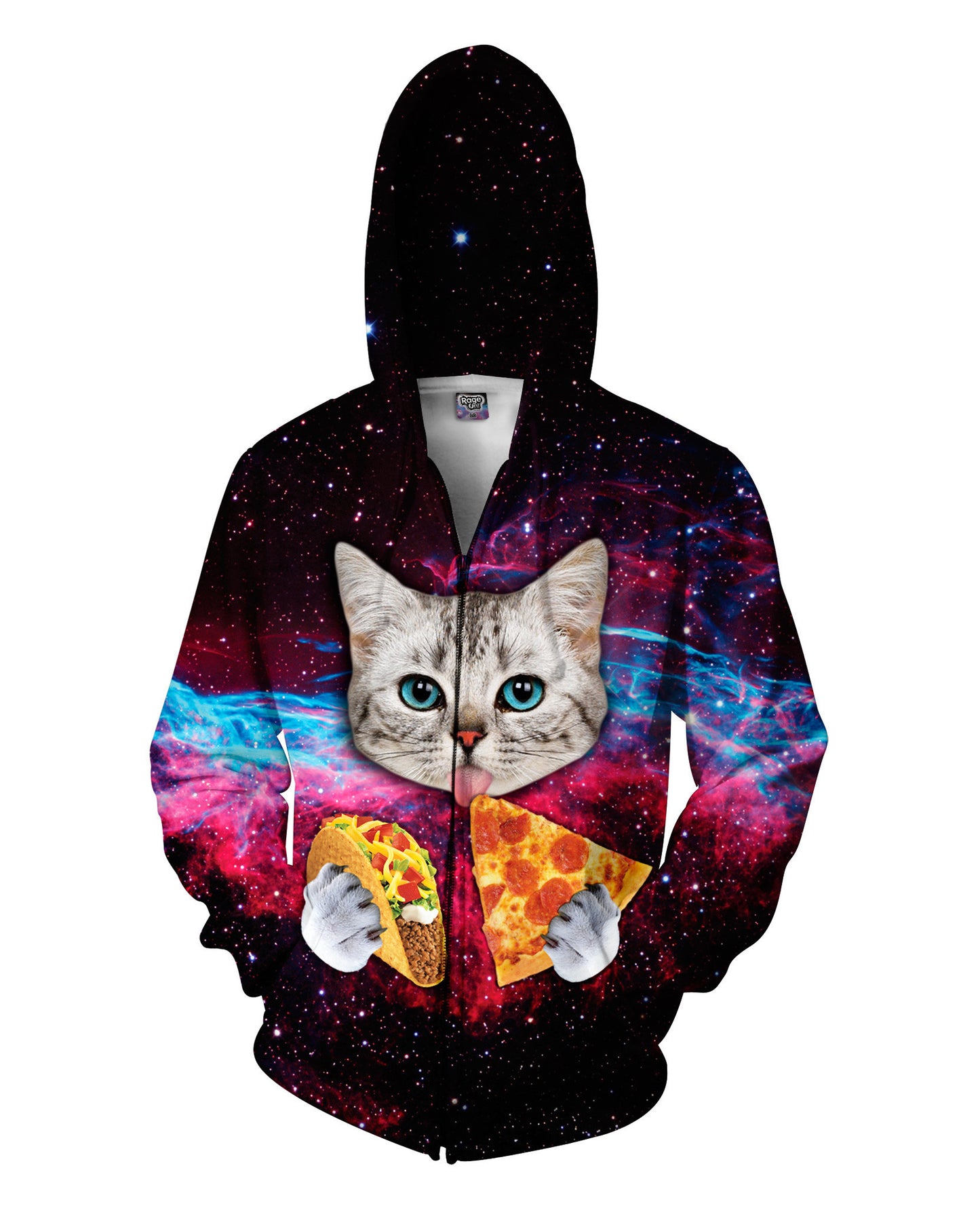 Taco Cat Zip-Up Hoodie