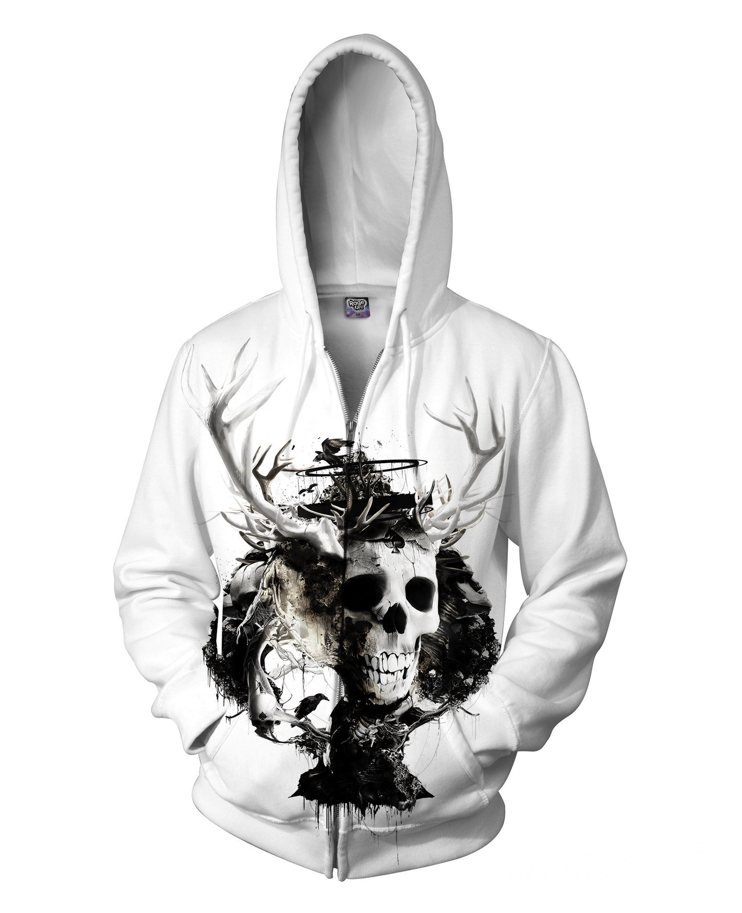 King of Spades Zip-Up Hoodie