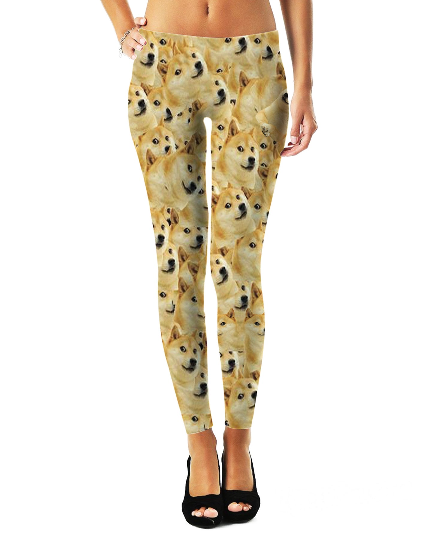 Doge Coin Crypto Leggings