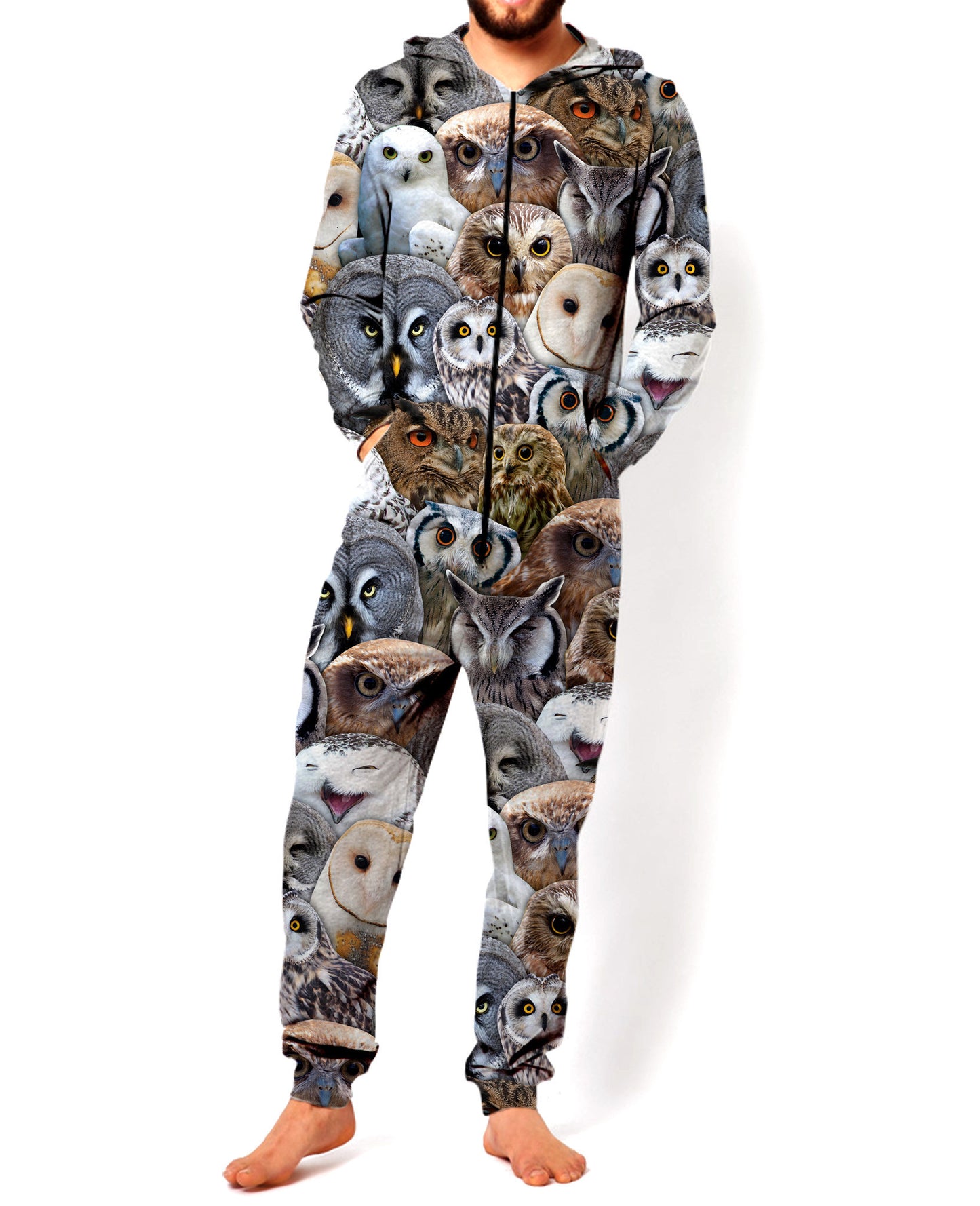 Owl Collage Onesie