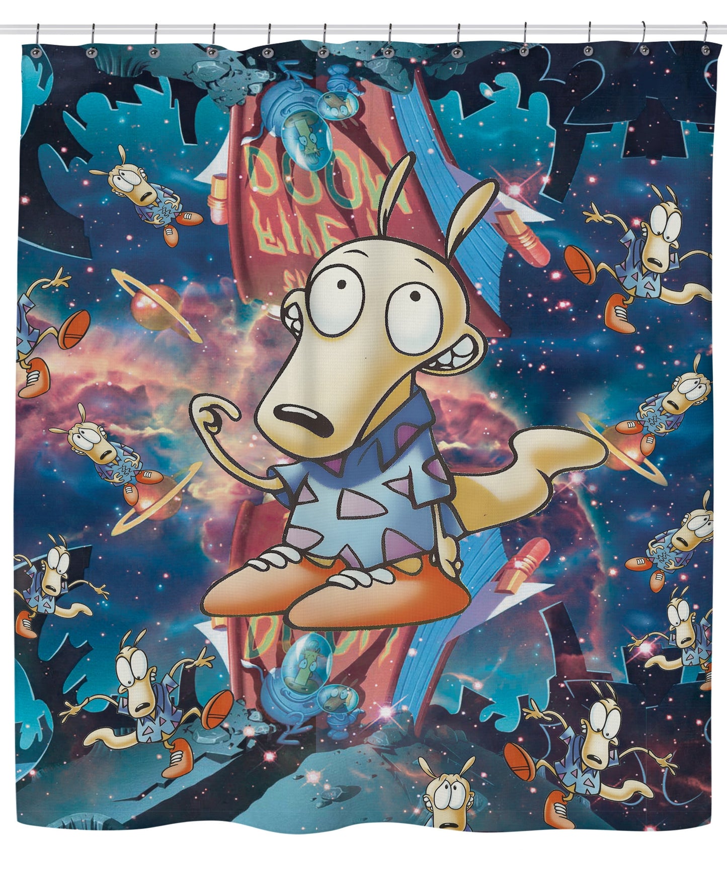 Rocko's Rockverse Shower Curtain