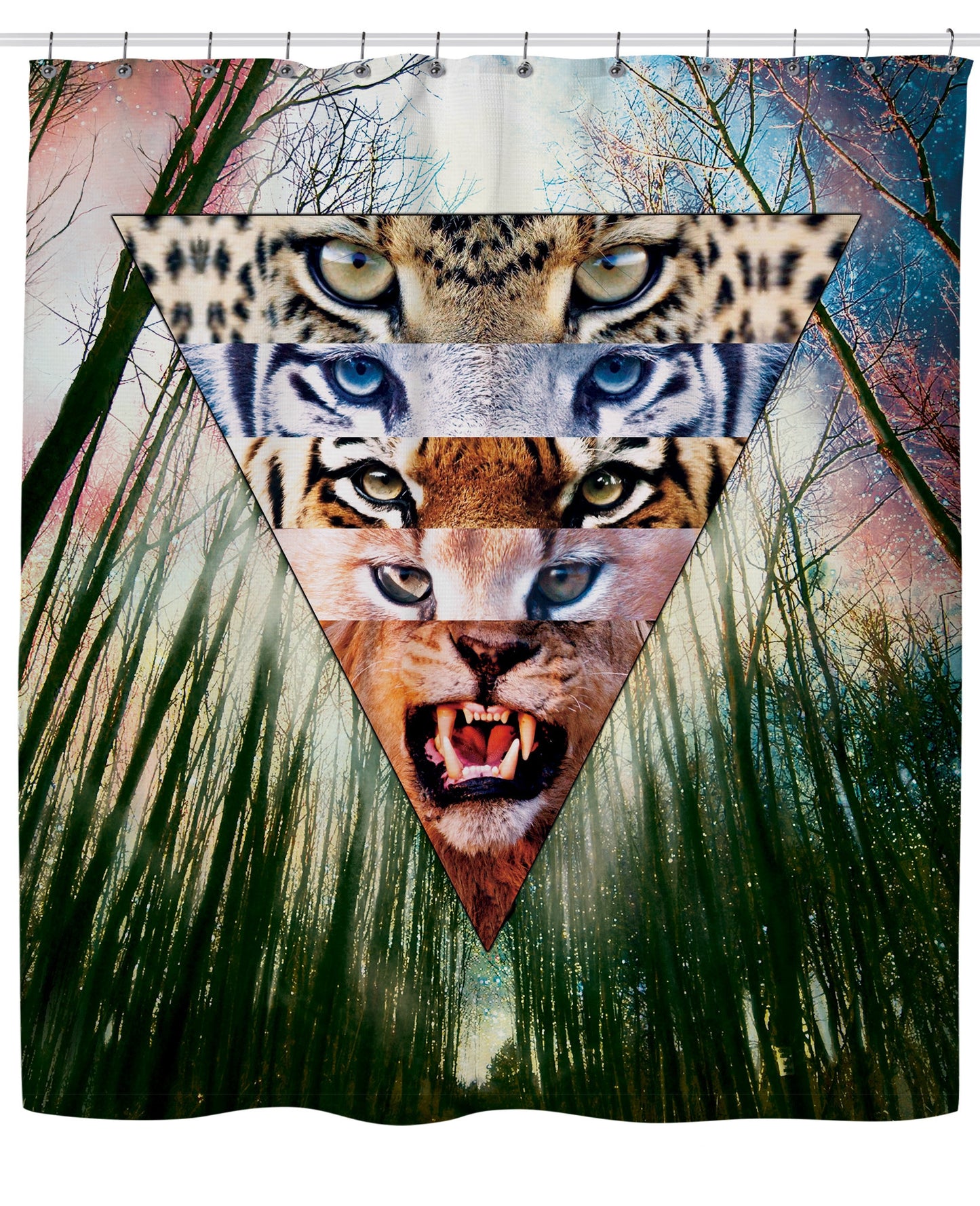 Wild Cats Shower Curtain
