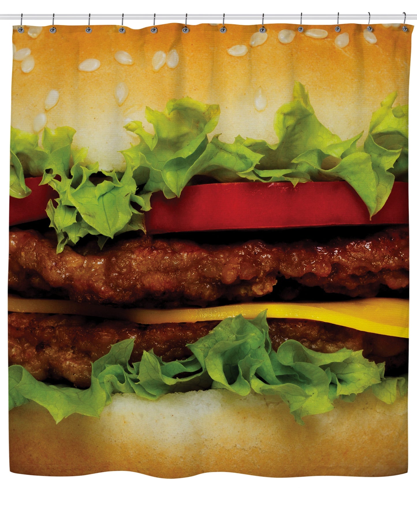 Cheese Burger Shower Curtain