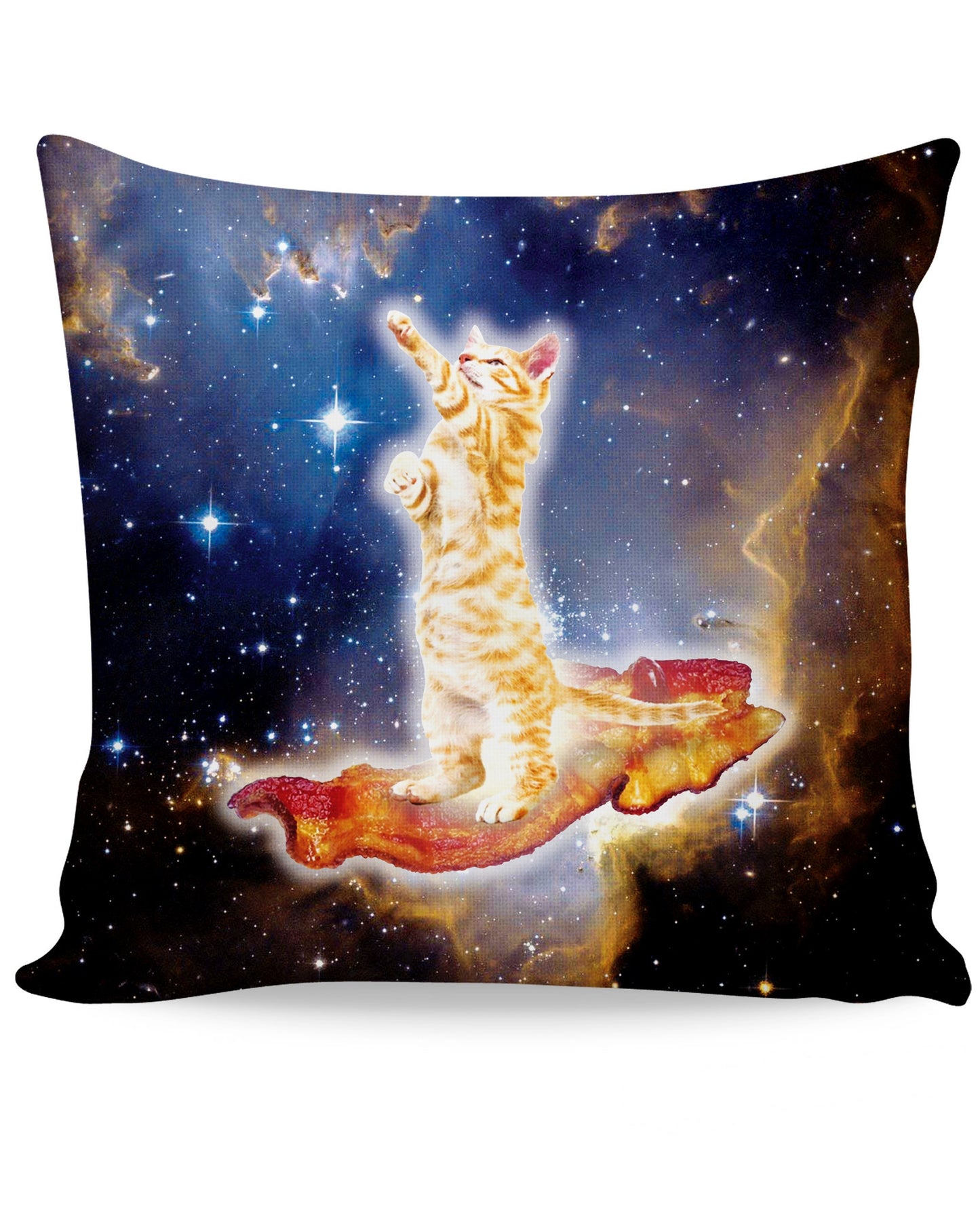 Bacon Cat Couch Pillow