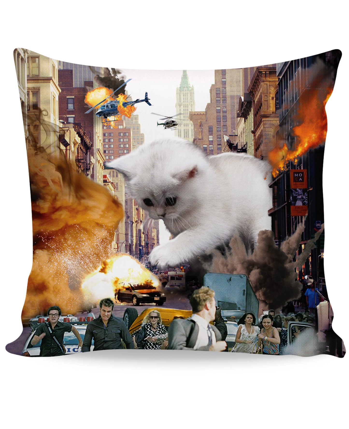Rampage Cat Couch Pillow