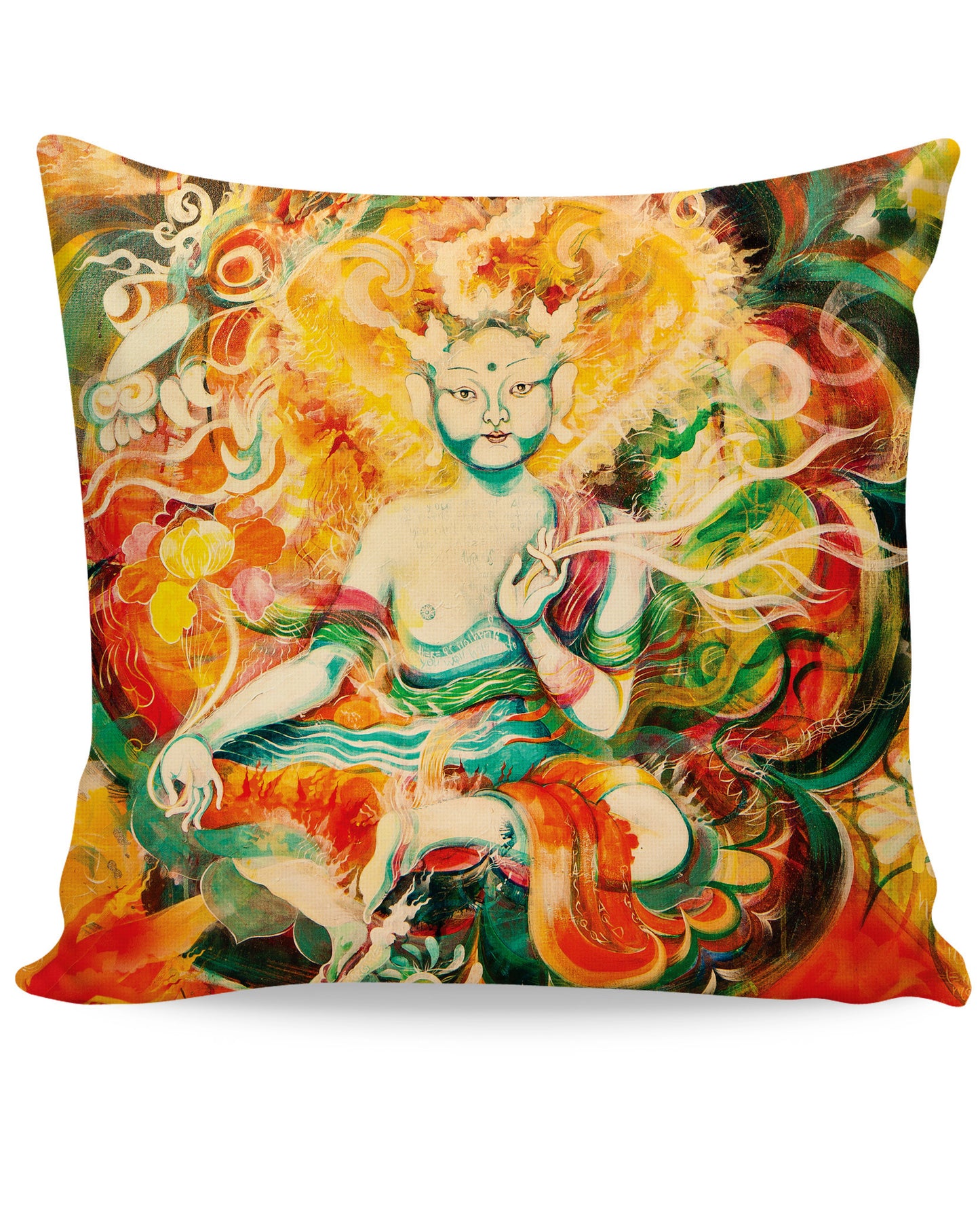 White Tara Couch Pillow