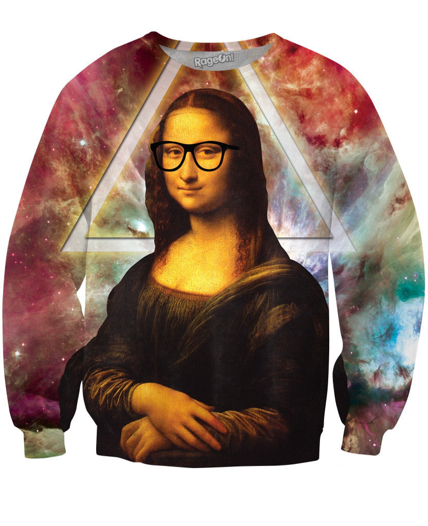Hipster Lisa Crewneck Sweatshirt