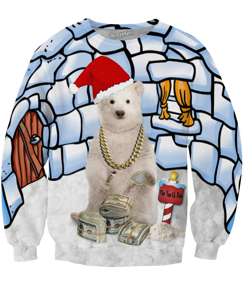 Powder Bear Crewneck Sweatshirt