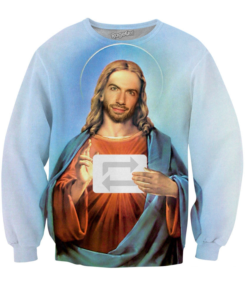 David Karp is God Crewneck Sweatshirt
