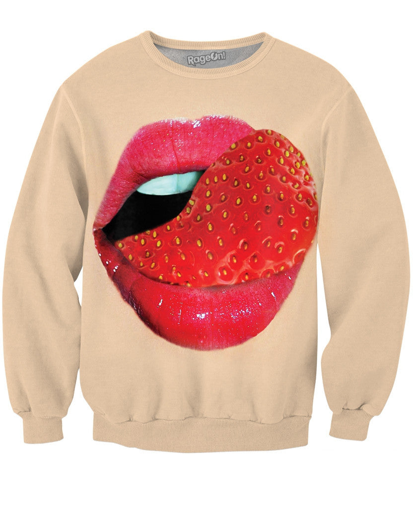 Strawberry Tongue Crewneck Sweatshirt