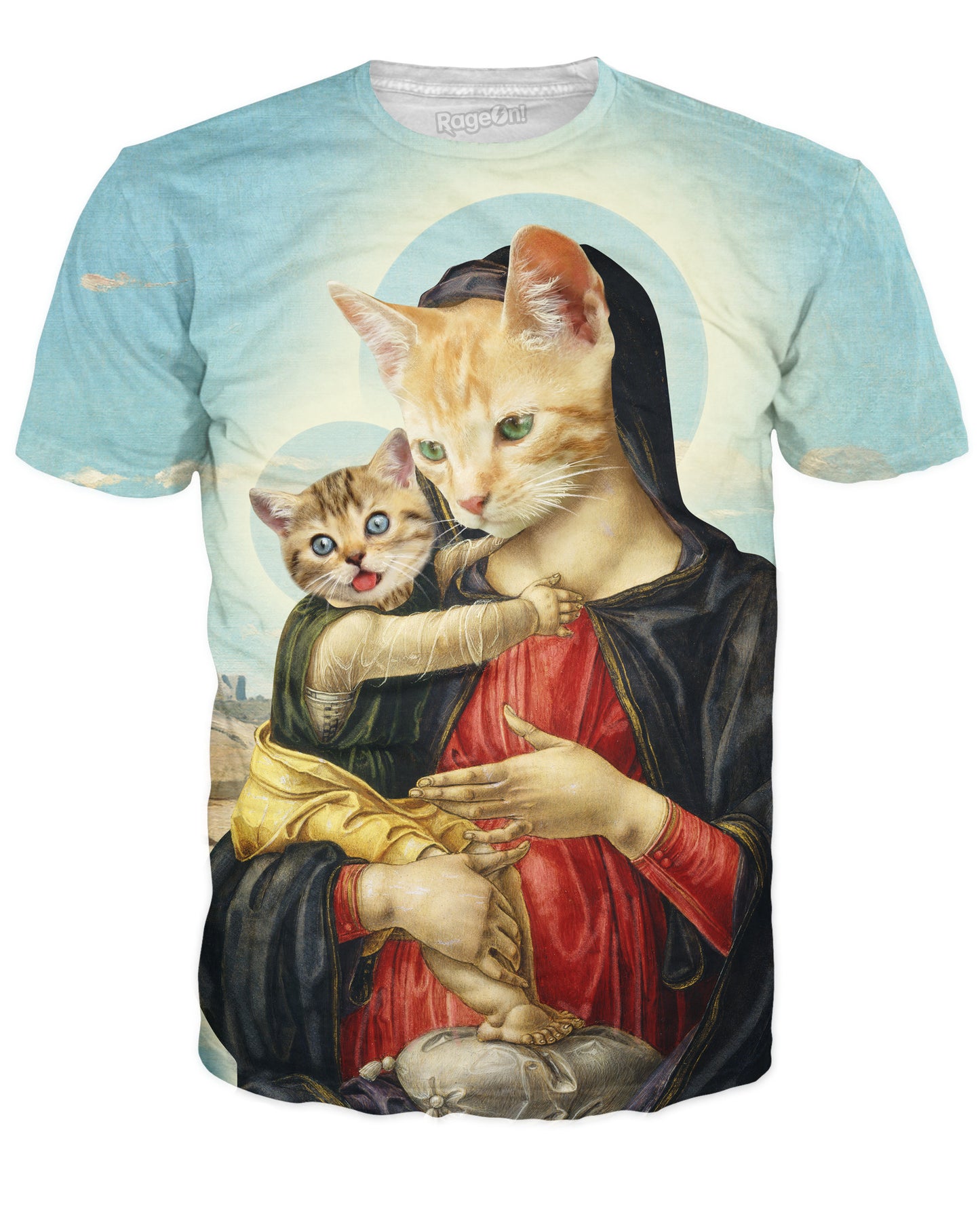 Holy Mother and Kitten T-Shirt