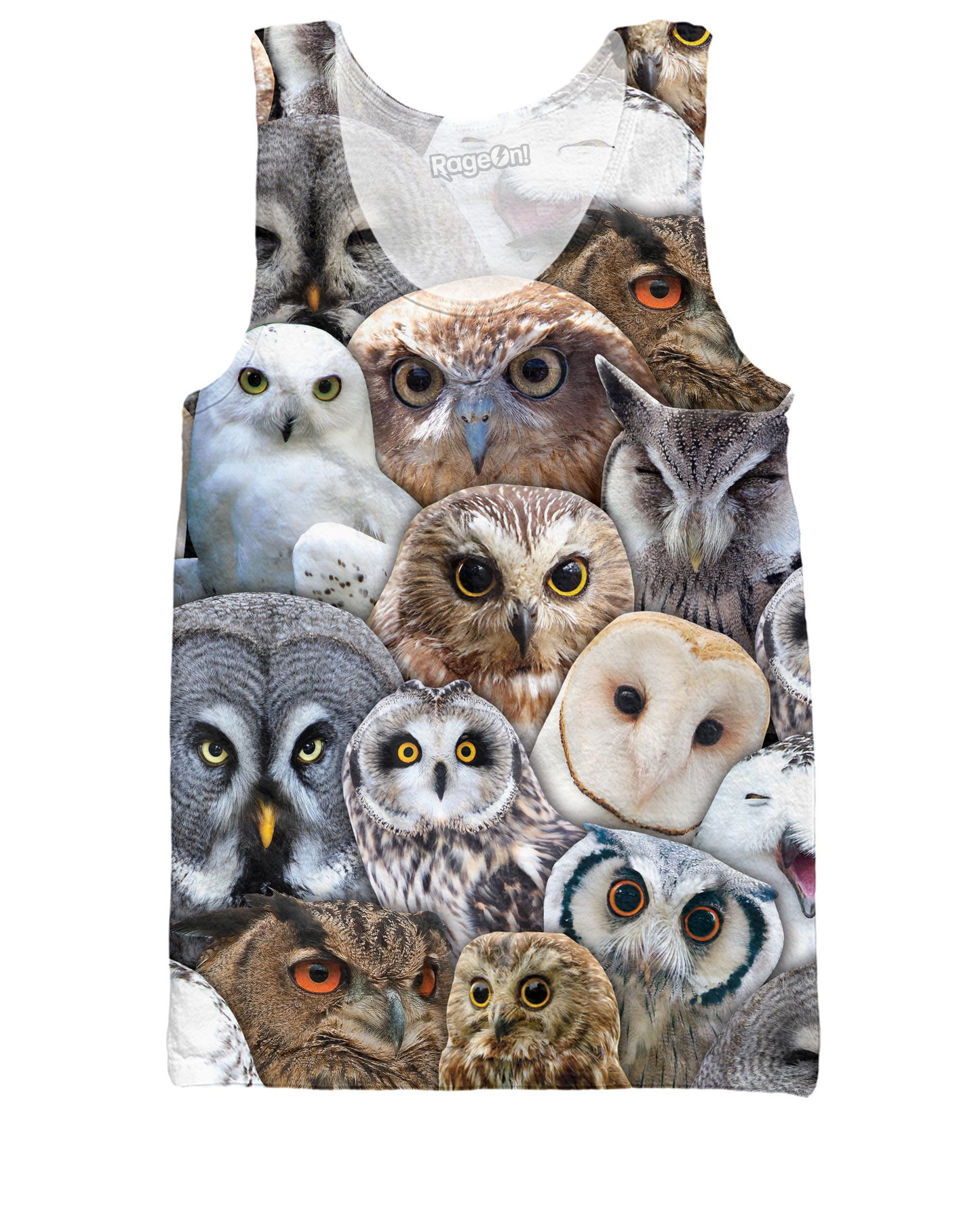 Owl Collage Tank Top