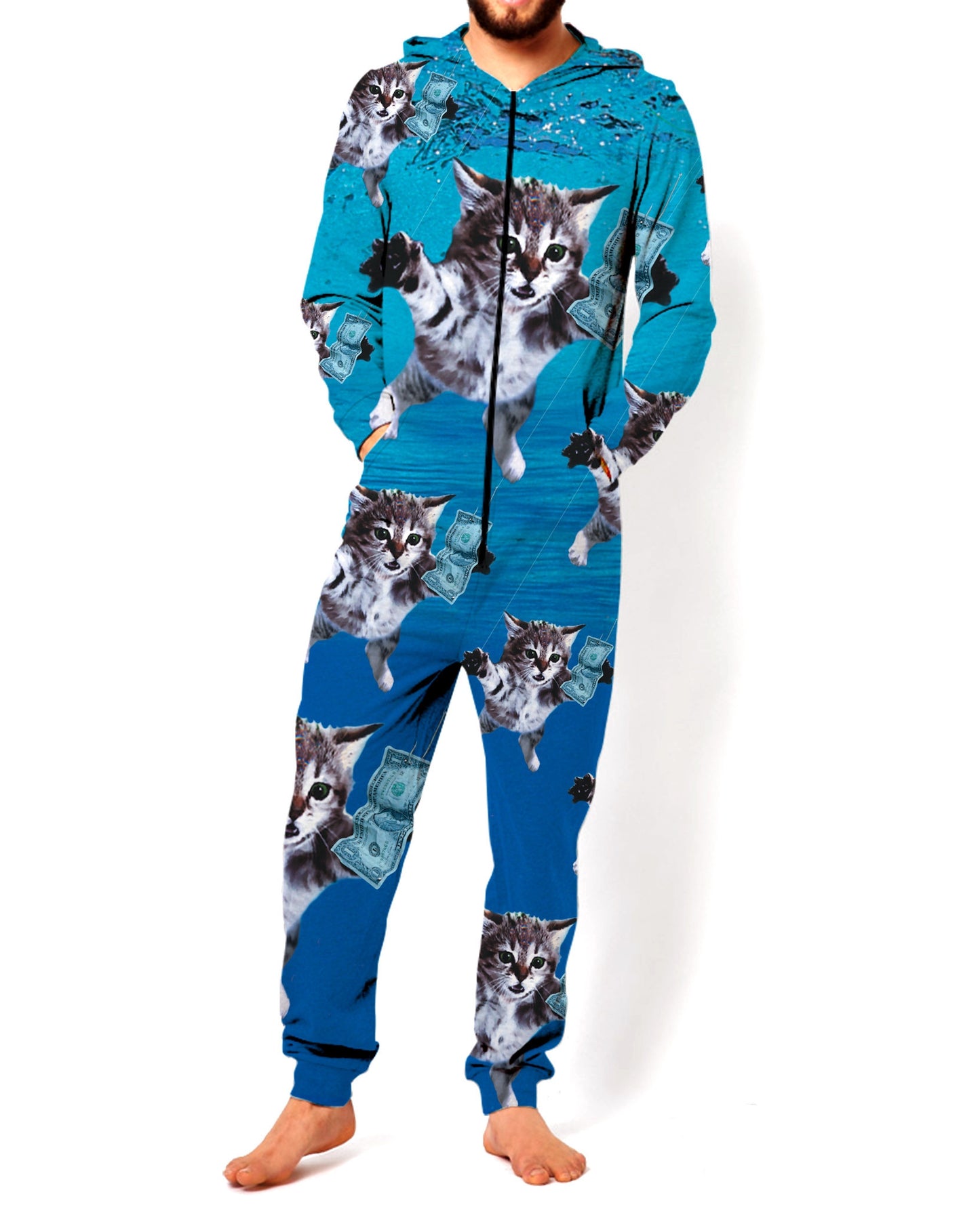 Cat Cobain Jumpsuit Onesie