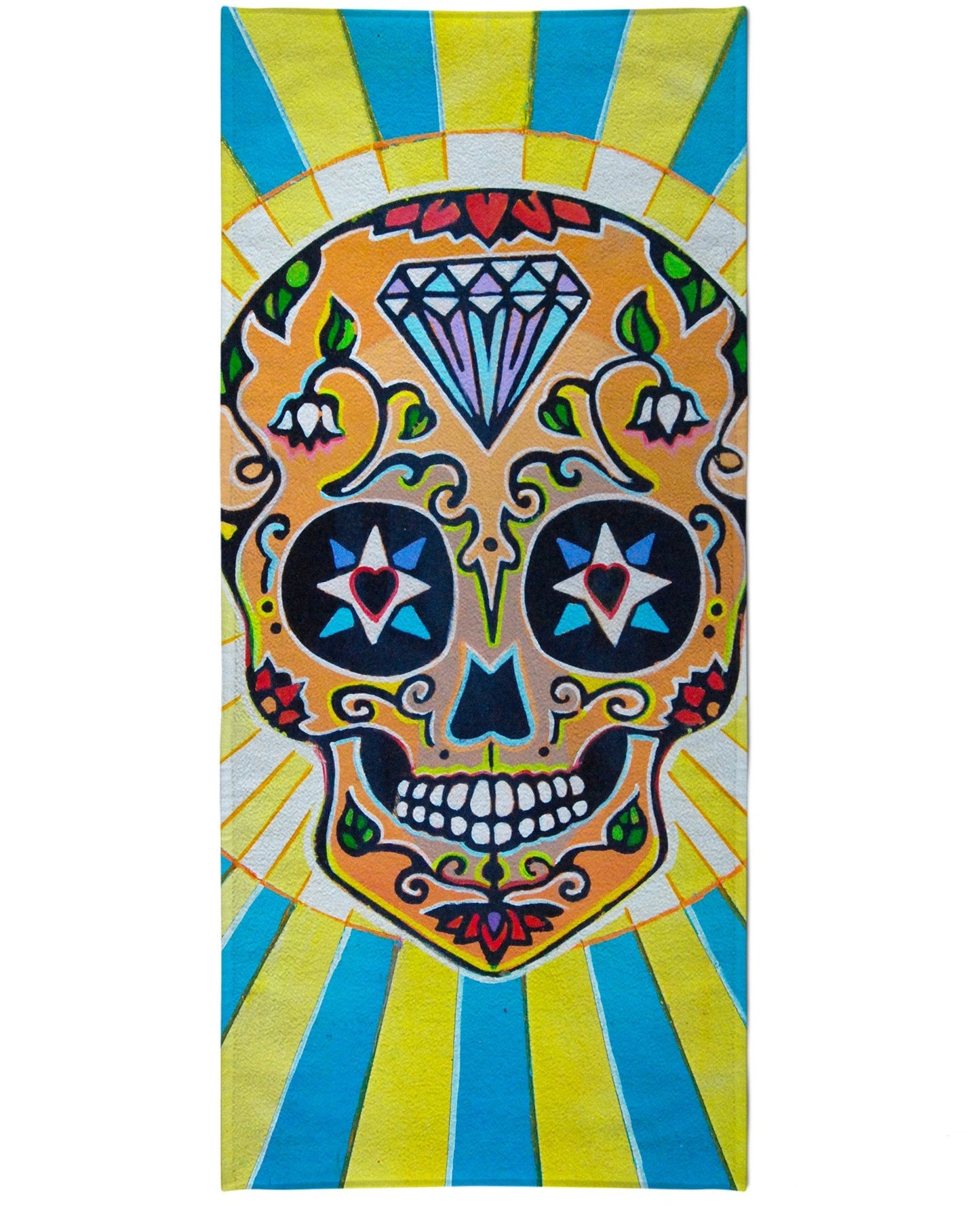 Smiling Skull Beach Towel