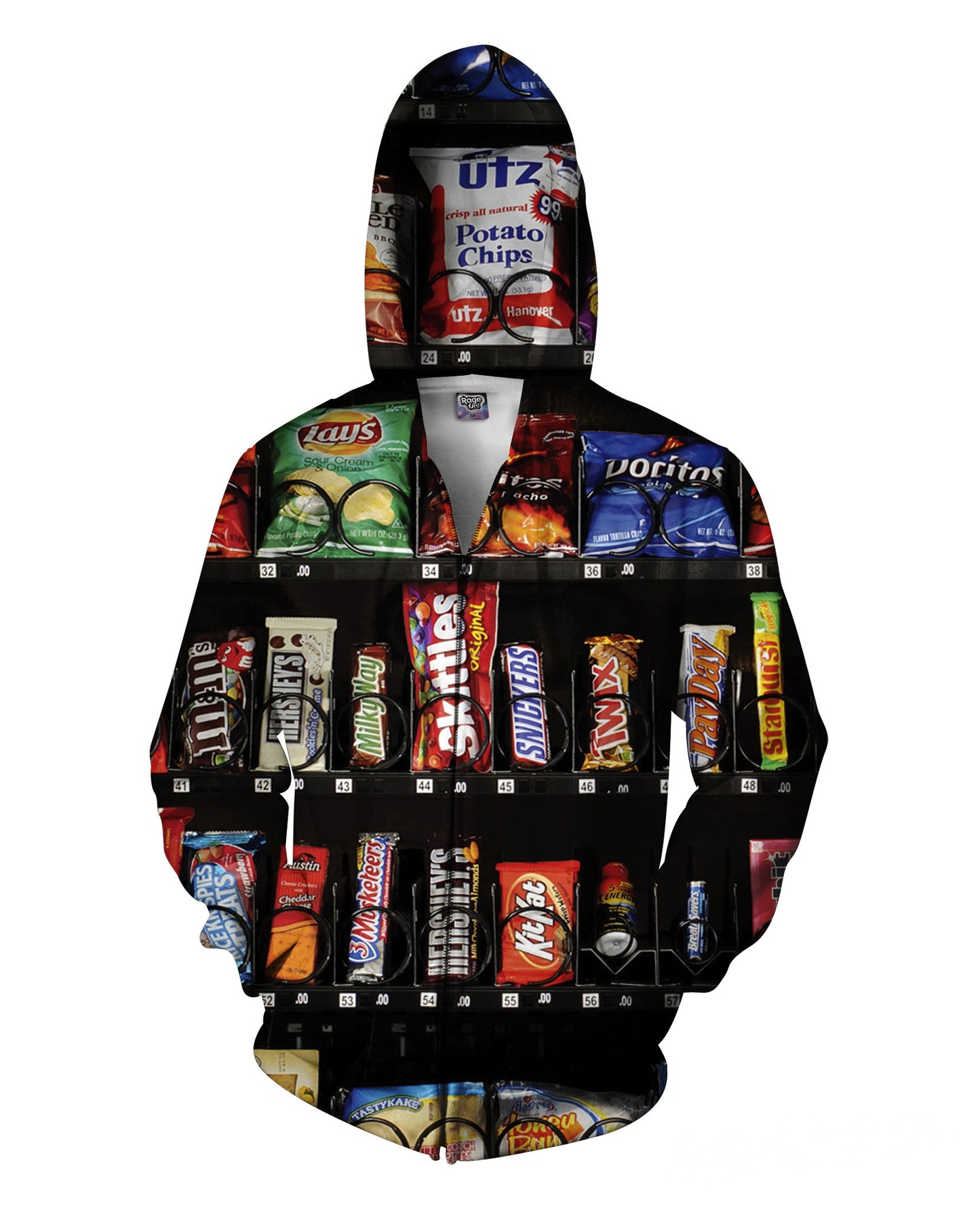 Vending Machine Zip-Up Hoodie