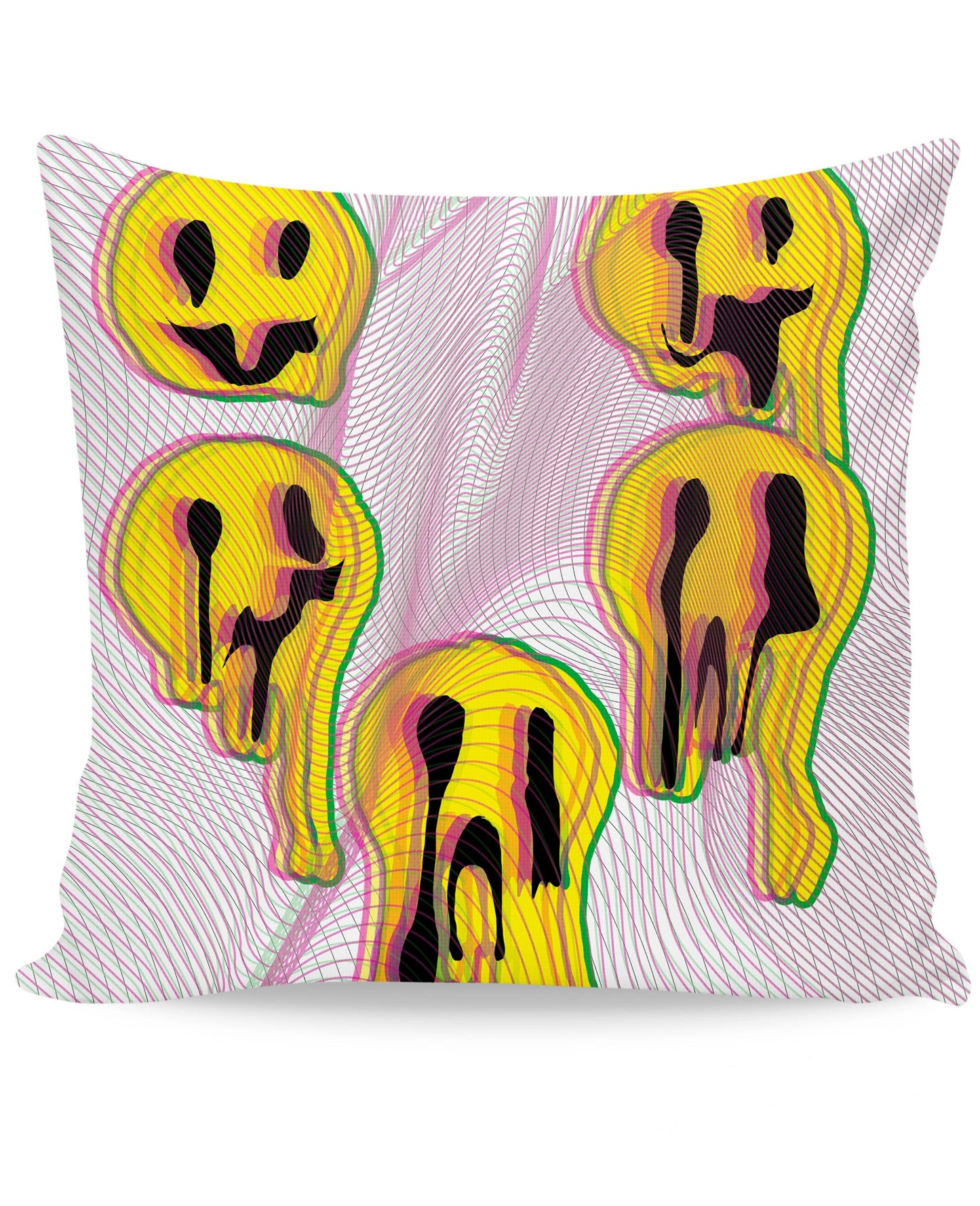 Wax Smile Couch Pillow