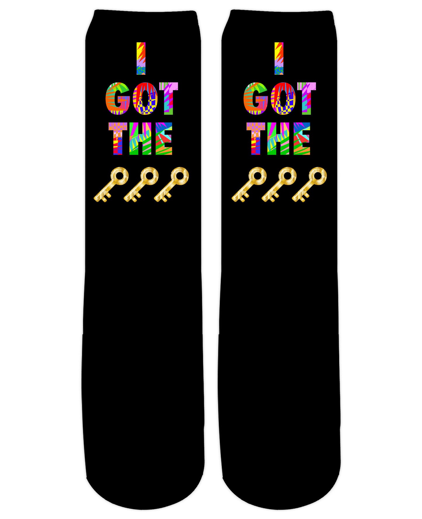 I Got the Keys Crew Socks
