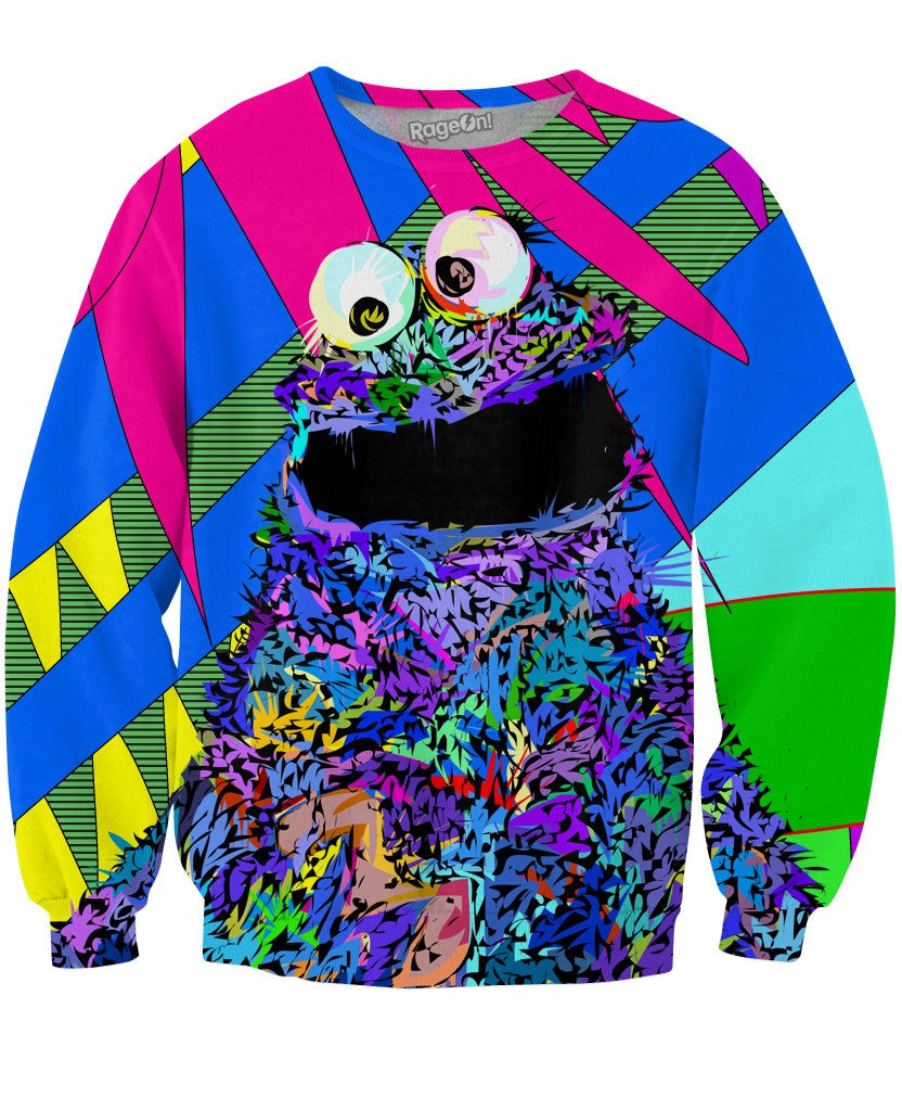Cookie Monster Crewneck Sweatshirt