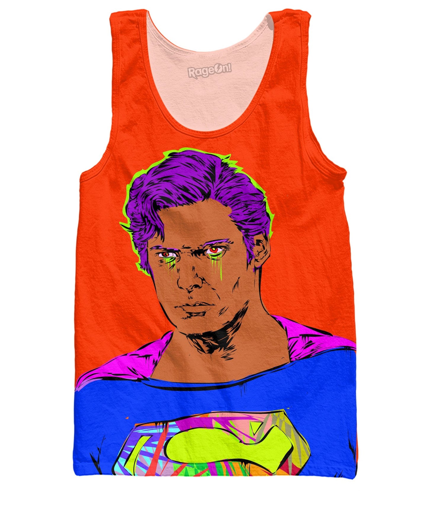 Bleeding Green Tank Top