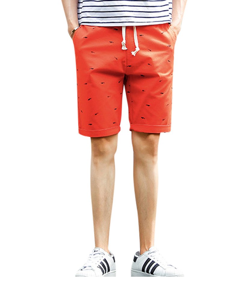 Fishbone Monogram Chino Shorts