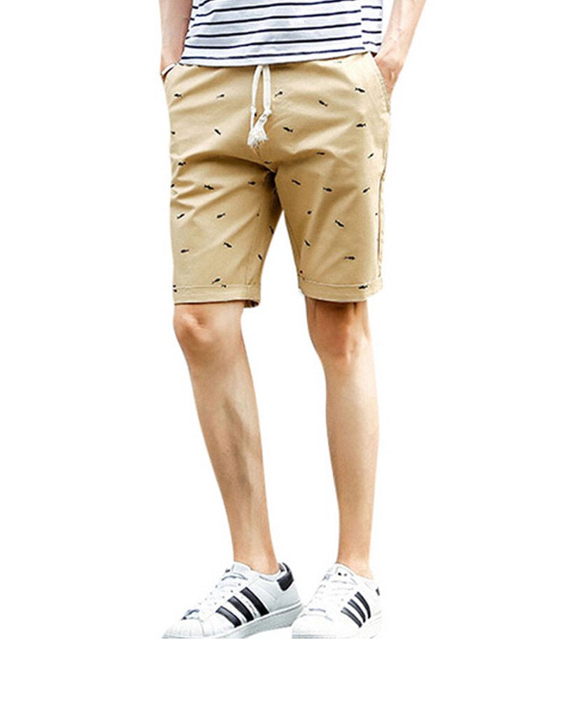 Fishbone Monogram Chino Shorts