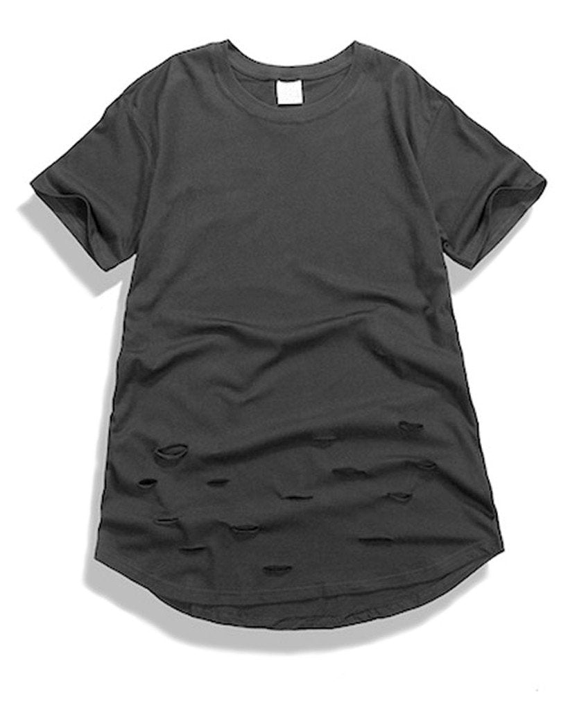 Extended Distressed T-Shirt