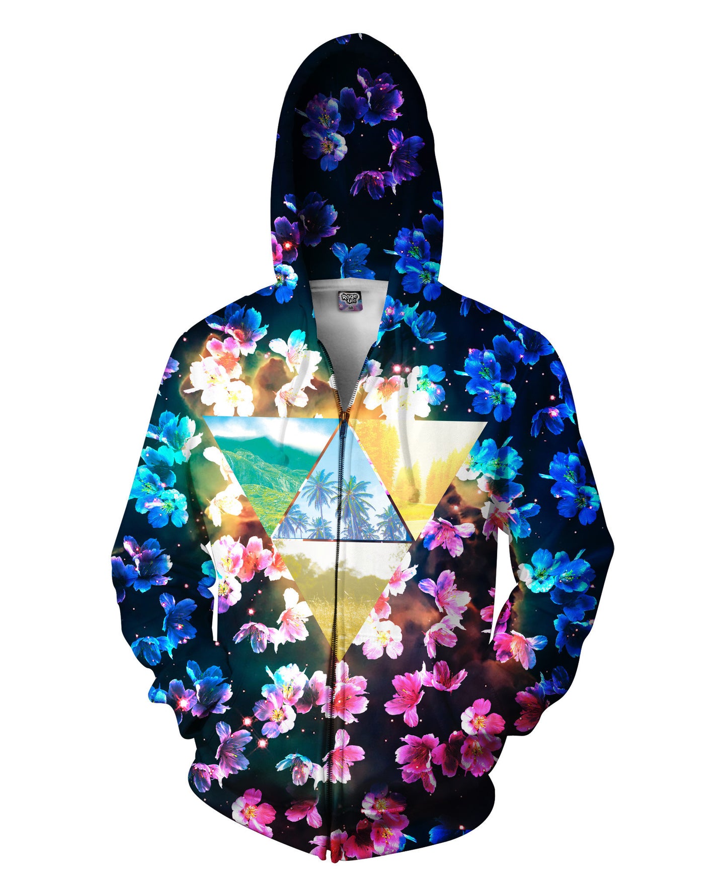 Cherry Blossom Zip-Up Hoodie