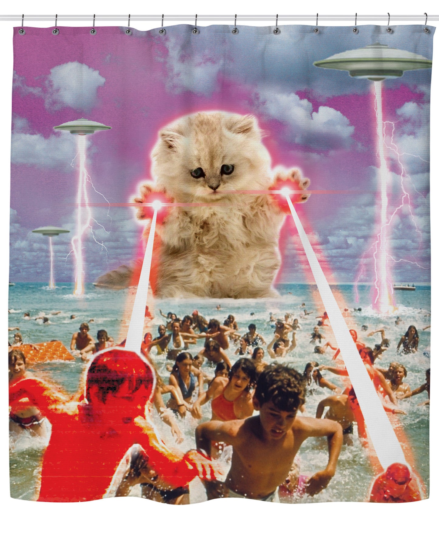 The Kitten No One Loved Shower Curtain