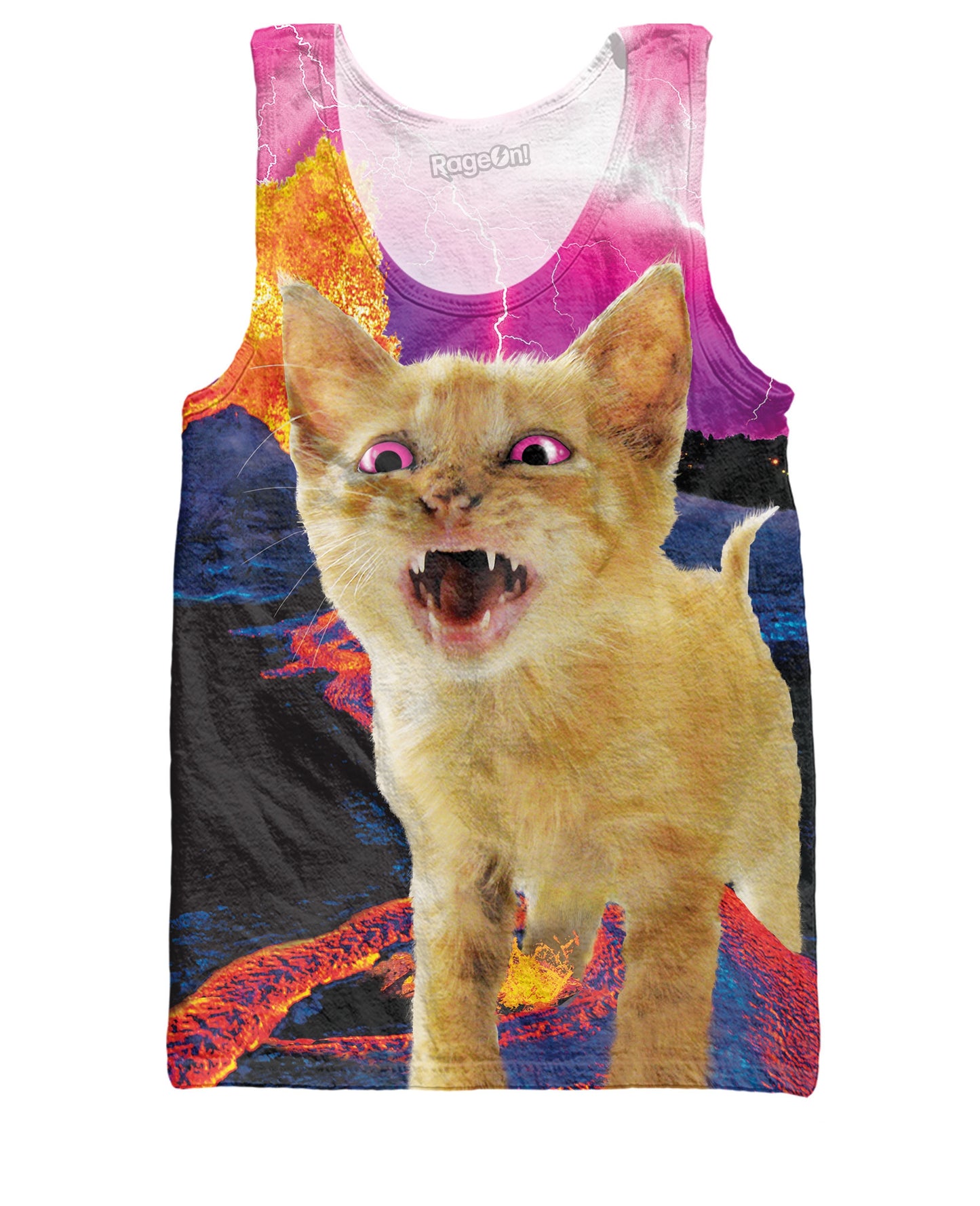 Volcanic Kitty Tank Top